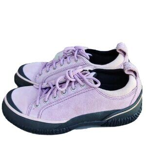 L.L. Bean Lavender Suede Hiking Walking Outdoor Waterproof Sole Boots Sz 6